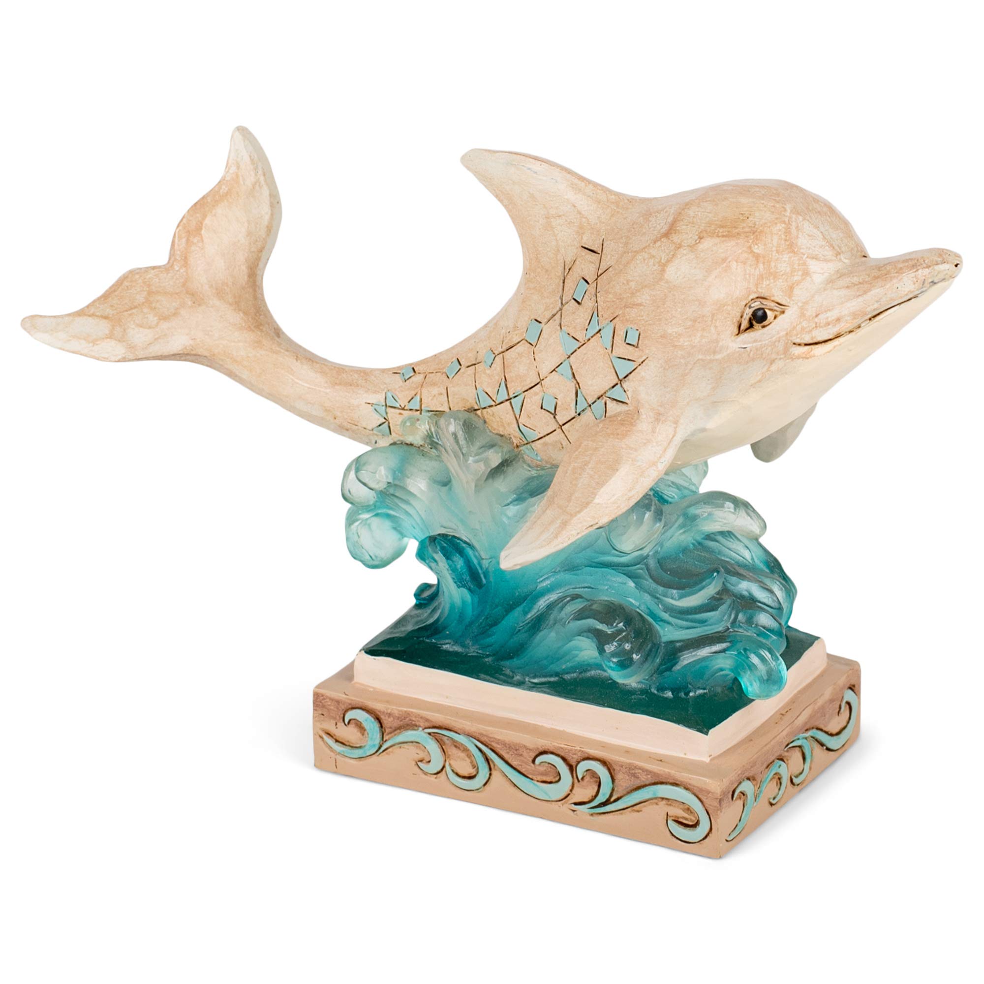 Amazon.com: Enesco Jim Shore Heartwood Creek Dolphin on Wave Pint